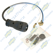 Рычаг переключения КПП КАМАЗ L=140 (трехтрубная) со встроенным краном делителя